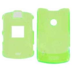 Wireless Emporium, Inc. Motorola V3/V3m/V3c Trans. Green Snap-On Protector Case Faceplate