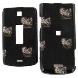 Wireless Emporium, Inc. Motorola W385 Black w/ Dice Snap-On Protector Case Faceplate