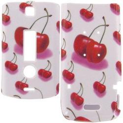 Wireless Emporium, Inc. Motorola W385 Cherries Snap-On Protector Case Faceplate