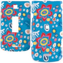Wireless Emporium, Inc. Motorola W385 Colorful Hand Painted Flowers Snap-On Protector Case Faceplate
