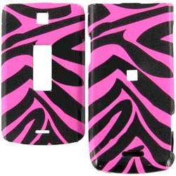 Wireless Emporium, Inc. Motorola W385 Pink Zebra Snap-On Protector Case Faceplate