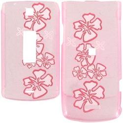 Wireless Emporium, Inc. Motorola W385 Trans. Pink Hawaii Snap-On Protector Case Faceplate