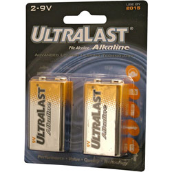 Ultralast NABC UltraLast ULA29V Alkaline Batteries - Alkaline - 9V DC - General Purpose Battery