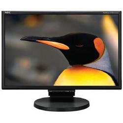NEC MultiSync LCD225WNXM-BK Widescreen LC Monitor - 22 - 1680 x 1050 @ 60Hz - 5ms - 0.282mm - 1000:1 - Black