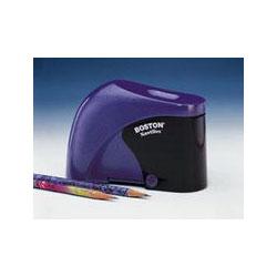 Hunt Manufacturing Company Nautilus Battery Operated Pencil Sharpener, Blue (HUN16801)