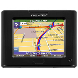 Nextar P3 3.5 LCD Portable GPS Navigation System with MP3 Player