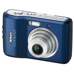 NIKON (SCANNER & DIGITAL CAMERAS) Nikon COOLPIX L18 8 Megapixel Digital Camera with 3x Optical Zoom, Anti-Shake, 3 LCD & ISO1600 - Navy