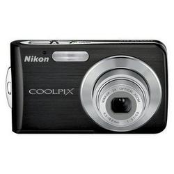 NIKON (SCANNER & DIGITAL CAMERAS) Nikon COOLPIX S210 8 Megapixel Digital Camera with 3x Optical Zoom-NIKKOR, ISO2000, 2.5 LCD & VR Image Stabilization - Graphite Black