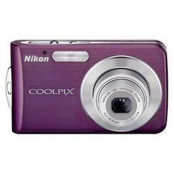 NIKON (SCANNER & DIGITAL CAMERAS) Nikon COOLPIX S210 8 Megapixel Digital Camera with 3x Optical Zoom-NIKKOR, ISO2000, 2.5 LCD & VR Image Stabilization - Plum