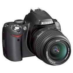 Nikon D40 Digital SLR Camera with Dual Lens Kit - 6.1 Megapixel - 3x/3.6x Optical Zoom - 2.5 Active Matrix TFT Color LCD