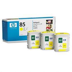 Hi-Lite Uniform No. 85 Dye 3 Ink Multipack for HP Designjet 30, 90, 130, Yellow (HEWC9433A)