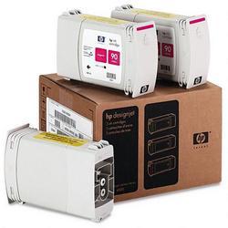 Hi-Lite Uniform No. 90 Ink Cartridge for DesignJet 4000 Series, 400 ml, Magenta, 3/Pack (HEWC5084A)