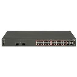 NORTEL NETWORKS (GROUP S) Nortel 4526GTX-PWR Gigabit Ethernet Routing Switch - 4 x SFP (mini-GBIC) Shared, 2 x XFP Uplink - 24 x 10/100/1000Base-T LAN, 2 x