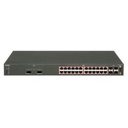 NORTEL - BAYSTACKS Nortel 4526GTX-PWR Stackable Ethernet Routing Switch with PoE - 4 x SFP (mini-GBIC) Shared, 2 x XFP - 24 x 10/100/1000Base-T LAN, 1 x