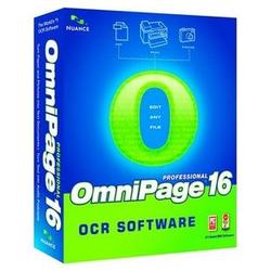 NUANCE COMMUNICATIONS Nuance ScanSoft OmniPage v.16.0 Professional - Complete Product - 1 User - Retail - PC