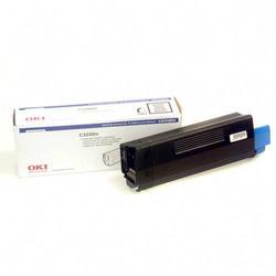 Okidata Corporation Oki Type C6 Black Toner Cartridge For C 3200 and C 3200N Printers - Black (43034804)