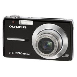 OLYMPUS AMERICA Olympus FE-350 wide 8 Megapixel, Face Detection, Digital Image Stabilization Digital Camera - Black