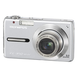 OLYMPUS AMERICA Olympus FE-350 wide 8 Megapixel, Face Detection, Digital Image Stabilization Digital Camera - Silver