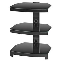 OmniMount Stellar G303 Series 3 Shelf Component Stand - Black