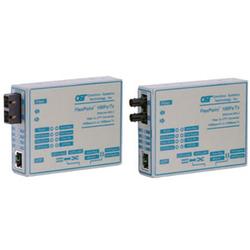 OMNITRON SYSTEMS Omnitron FlexPoint 100Fx/Tx Fiber to Copper Media Converter - 1 x RJ-45 , 1 x SC - 100Base-TX, 100Base-FX