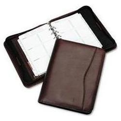 Daytimer/Acco Brands Inc. Organizer Starter Set Verona Leather Binder, 5 1/2x8 1/2, Burgundy (DTM82153)