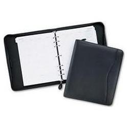 Daytimer/Acco Brands Inc. Organizer Starter Set Verona Leather Binder, 8 1/2x11, Black (DTM83151)