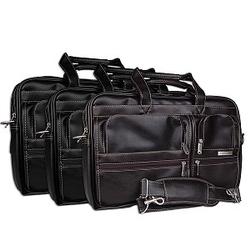 Overland 70910 Executive Portfolio Bag Fits to 14'' 3-Pack