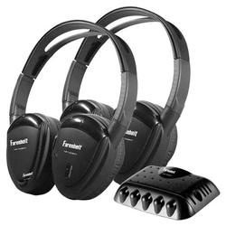 Power Acoustik POWER ACOUSTIK HP-22IRT 2 Swivel Ear Pad, Single Channel Infrared Wireless Headphones With Transmitter