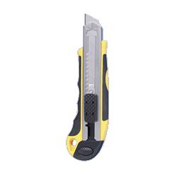 Sparco Products PVC Grip Knife, 5-Blade Storage, Yellow/Black (SPR15850)
