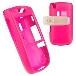 Wireless Emporium, Inc. Palm Treo 680 Snap-On Rubberized Protector Case w/Clip (Hot Pink)