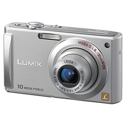 Panasonic Digi Cams Panasonic DMC-FS5S Lumix 10 Megapixel Compact Digital Camera with 30mm Wide-Angle Lens, 4x Optical Zoom, Intelligent Auto Mode and 2.5 Diagonal Intelligent LC