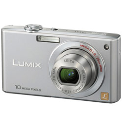 Panasonic Digi Cams Panasonic DMC-FX35S Lumix 10 Megapixel Compact Digital Camera with 25mm Wide-Angle Lens, 4x Optical Zoom, Intelligent Auto Mode, 2.5 Diagonal Intelligent LCD a