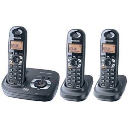 Panasonic KX-TG4323B 5.8 GHz Expandable Digital Cordless Phone - 1 x Phone Line(s) - Black