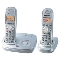 Panasonic KX-TG6312S DECT 6.0 Expandable Digital Cordless Phone - 1 x Phone Line(s) - Silver