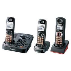 Panasonic KX-TG9348T Expandable Digital Cordless Phone - 1 x Phone Line(s) - Metallic Black