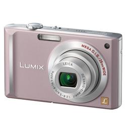 Panasonic Digi Cams Panasonic Lumix DMC-FX55P 8.1 Megapixel Digital Camera - Pink