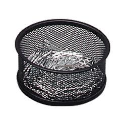 Sparco Products Paperclip Holder, Steel Mesh, 4-1/2 Wx12-1/2 Dx2 H, Black (SPR90201)