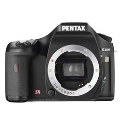 Pentax K200D 10 Megapixel Digital SLR Camera - Body Only