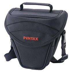 Pentax SLR Holster Case - Top Loading - Shoulder Strap, Belt Loop - Nylon - Black