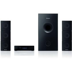 Pioneer HTS-570 Home Theater System, A/V Receiver, 5.1 Speakers - 600W RMS - Dolby Pro Logic, Dolby Pro Logic II, DTS - Black