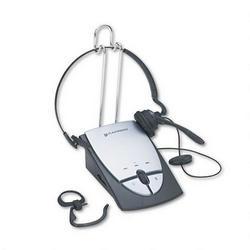 Plantronics, Inc. Plantronics S12 Telephone Headset - Over-the-ear, Over-the-head - Black (S12)