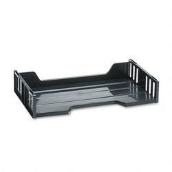 Universal Office Products Plastic Side Load Desk Tray, Legal Size, Black (UNV53112)