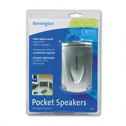 Acco Brands Inc. Pocket Speakers, External, for Notebook PC, Portable, USB (KMW33130)