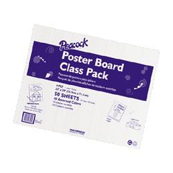 Pacon Corporation Posterboard,4-Ply,22 x28 ,5 ea 10 Colors,50 Sheets,Assorted (PAC76347)