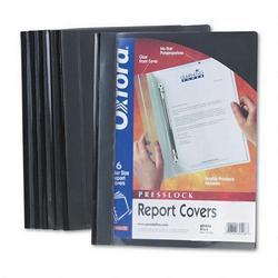 Esselte Pendaflex Corp. PressLock™ Clear Front Report Cover with Black Poly Back Cover, 6 per Pack (ESS60406)