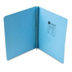 Universal Office Products Pressboard Report Cover, Cloth Bound Hinges, 11x8 1/2, 8 3/4 C to C, Light Blue (UNV80572)