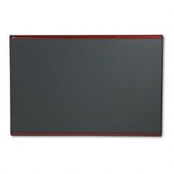 Quartet Manufacturing. Co. Prestige Plus® Gray Diamond Mesh Bulletin Board, 72 x 48, Mahogany Frame (QRTB447M)