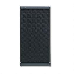 Quartet Manufacturing. Co. Prestige™ Black Foam Add On Bulletin Board, Graphite Finish Frame, 12 x 24 (QRTB342G)