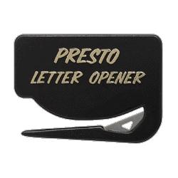 Rogers Presto Letter Style Opener,2-7/8 x1/8 x1/4 ,Assorted Colors (ROG00502)