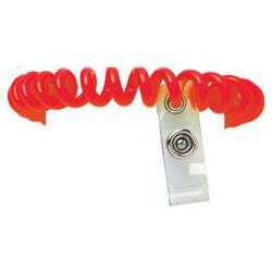 BRADY PEOPLE ID - CIPI RED WRIST COIL W/ 2 3/4IN (70MM) CLEAR